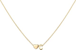 Collier initial en forme de cœur glimmerist, collier avec petit cœur en acier inoxydable plaqué or 18 carats, collier avec nom monogramme personnalisé pour femmes et filles, métal. DIAYTAR COTE D'IVOIRE est la référence pour les achats en ligne en Cote d'Ivoire, avec plus de 300 000 articles disponibles. La boutique en ligne généraliste propose des produits de qualité à des prix compétitifs, et son service client est toujours à l'écoute pour satisfaire les besoins des clients. Que vous cherchiez des produits à usage personnel ou des cadeaux, DIAYTAR a tout ce qu'il vous faut.