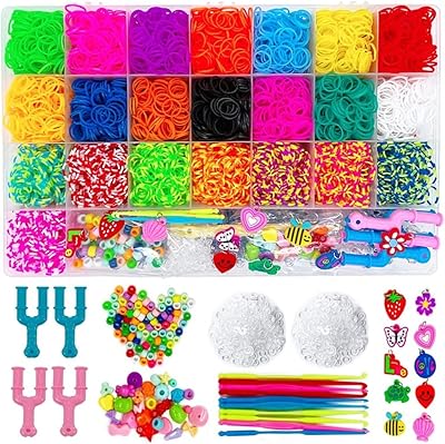 Ensemble de boucles de métier à tisser de 6 800 pièces avec planche à tisser, kit de fabrication de bracelets artistiques pour enfants avec crochets et breloques de momo bear. DIAYTAR COTE D'IVOIRE est votre destination pour toutes vos besoins en ligne. Avec une offre immense de plus de 300000 produits, nous sommes la référence en Côte d'Ivoire pour les achats en ligne fiables et sécurisés. Notre équipe est dédiée à vous offrir une expérience d'achat exceptionnelle.