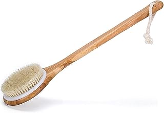 Brosse de douche sèche pour le corps oyme - brosse à récurer le dos