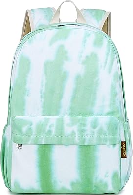Sac à dos d'école en toile pour filles unisexe motif mon arc-en-ciel