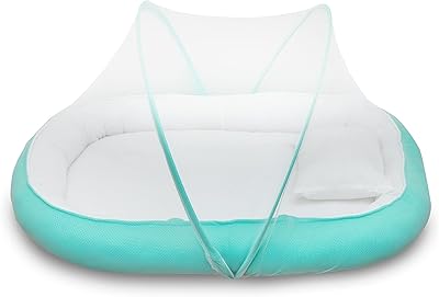 Lit bébé super doux pour nouveau-né, nid de luxe avec moustiquaire, chaise bébé portable (bleu cyan). DIAYTAR COTE D'IVOIRE est une boutique en ligne généraliste qui propose une large gamme de produits avec plus de 300 000 références. Elle est reconnue comme l'une des boutiques en ligne les plus importantes de Côte d'Ivoire, offrant une expérience d'achat en ligne pratique et secure.