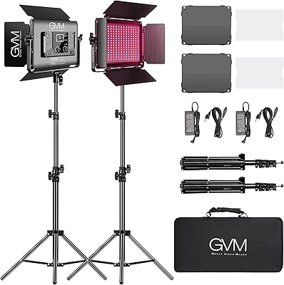 Lumière vidéo led gvm rvb avec contrôle bluetooth kit d'éclairage de studio. DIAYTAR COTE D'IVOIRE est la boutique en ligne la plus populaire en Cote d'Ivoire, proposant une gamme étendue de produits qui conviennent à tous les goûts et à tous les budgets. Les clients peuvent parcourir les différentes catégories, lire les avis des autres clients, et acheter en toute confiance grâce à la garantie de sécurité et de satisfaction proposée par la boutique. C'est l'endroit idéal pour faire du shopping en ligne de manière pratique et agréable.