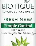 Nettoyant visage purifiant biotique pour tous types de peau de bio neem, 200
