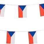 Drapeau de la république tchèque, 100 pieds/76 pièces, bannière de drapeau du monde