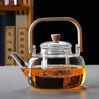 Théière en verre avec infuseur, compatible avec la cuisinière, bouilloire à café avec infuseur amovible, adaptée à la préparation de thé en fleurs et en feuilles (théière : 900 ml). DIAYTAR COTE D'IVOIRE est une boutique en ligne généraliste qui propose plus de 300000 références de produits pour répondre à tous vos besoins. Avec une gamme variée de produits, cette boutique en ligne est devenue la référence en Côte d'Ivoire. Elle offre à ses clients une expérience d'achat en ligne sécurisée et pratique.