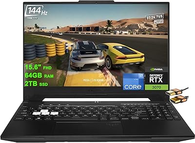Ordinateur portable de jeu asus tuf dash f15 15,6\" fhd 144 hz