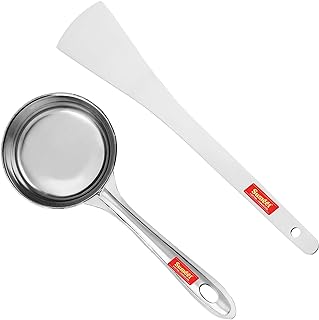 Ensemble de cuillères sumeet perfect dosa/cuillère en acier inoxydable de 2 pièces en acier standard. DIAYTAR COTE D'IVOIRE est une boutique en ligne généraliste qui offre une vaste gamme de produits avec plus de 300 000 références. Elle est leader en Côte d'Ivoire et propose une expérience d'achat en ligne pratique et sécurisée. Les clients peuvent trouver tout ce dont ils ont besoin en un seul endroit.