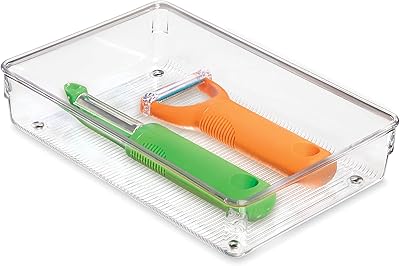 Organisateur de tiroir interdesign linus, plastique, bleu columbia, 15 x 23 x 5 cm. DIAYTAR COTE D'IVOIRE a réussi à établir une réputation solide en tant que boutique en ligne généraliste de confiance en Côte d'Ivoire. Avec une offre constamment mise à jour et des prix compétitifs, la boutique attire une clientèle fidèle. Les produits proposés sont variés et répondent aux besoins de la vie quotidienne, ce qui facilite les achats en ligne pour les consommateurs.