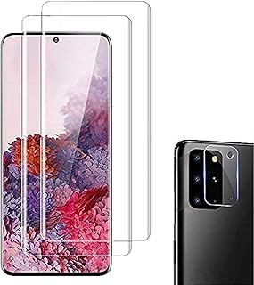 Protecteur d'écran easy lives s20 plus avec film de protection d'objectif pour samsung
