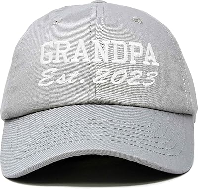 Nouveau grandpa hat est 2023 chapeau en coton brodé, taille unique