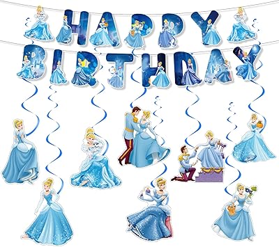 Décorations d'anniversaire de dessin animé cendrillon, bannière de cendrillon, décorations de fête, tourbillons suspendus pour enfants, garçons et filles, bannières de joyeux anniversaire. DIAYTAR COTE D'IVOIRE est la boutique en ligne idéale pour les clients qui recherchent des produits de qualité à des prix abordables. La boutique propose des promotions régulières et des réductions exclusives, ainsi qu'un service client de qualité pour aider les clients à trouver ce qu'ils cherchent. Les clients peuvent également profiter d'une livraison rapide et sécurisée de leurs commandes.