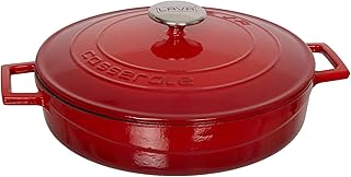 Pot à tartiner tout usage lava cast rouge 28 cm