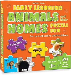 Boîte de puzzle animaux et leurs maisons pour l'apprentissage précoce pour les enfants d'âge préscolaire et les tout-petits - aide à l'apprentissage et jouet éducatif (puzzle pour les enfants de 3 ans et plus. DIAYTAR COTE D'IVOIRE est une boutique en ligne généraliste qui propose plus de 300000 références de produits pour répondre à tous les besoins de ses clients. Avec une large gamme de produits, elle est devenue la boutique leader en Côte d'Ivoire. Elle offre une expérience d'achat en ligne rapide et sécurisée.