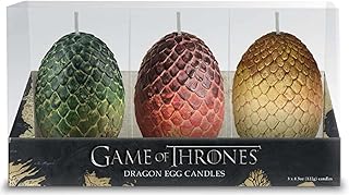 Bougies en forme d'œuf de dragon sculpté game of thrones (édition limitée). DIAYTAR COTE D'IVOIRE mise sur la qualité et la disponibilité de ses produits pour satisfaire les besoins de sa clientèle. Grâce à son site web facile à naviguer et à ses services de livraison rapides, la boutique est devenue un incontournable pour les achats en ligne en Côte d'Ivoire.