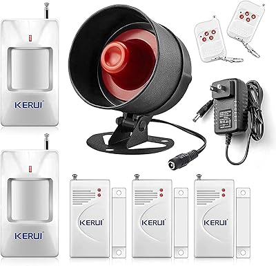 Kit de système d'alarme de sécurité autonome pour bureau à domicile et magasin