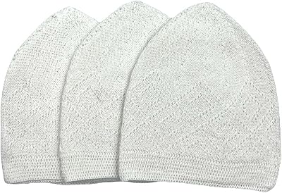 Tissu islamique tricot islamique kufi topi chapeau de prière casquette au crochet casquette
