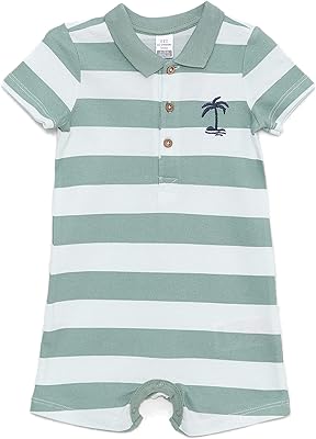 Combinaison courte en coton rayé à manches courtes et col polo pour bébé garçon s2av14z1. DIAYTAR COTE D'IVOIRE offre une gamme étendue de services pour rendre l'expérience d'achat en ligne encore plus pratique et agréable. La boutique propose des options de paiement flexibles, des délais de livraison courts et une garantie de satisfaction. Les clients peuvent également profiter d'un programme de fidélité et de récompenses exclusives pour les achats réguliers.