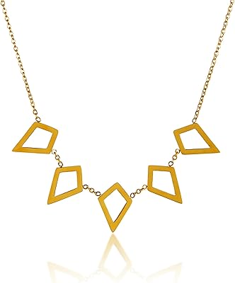 Bijoux elya pour femme plaqué or diamant, acier inoxydable poli, or, taille unique