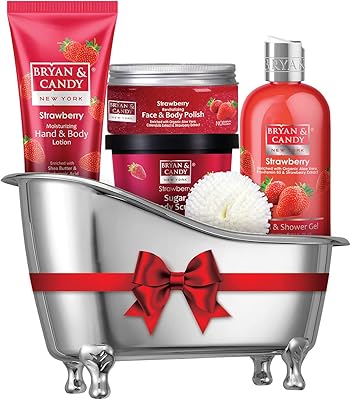 Coffret de bain brian & candy new york strawberry pour une expérience