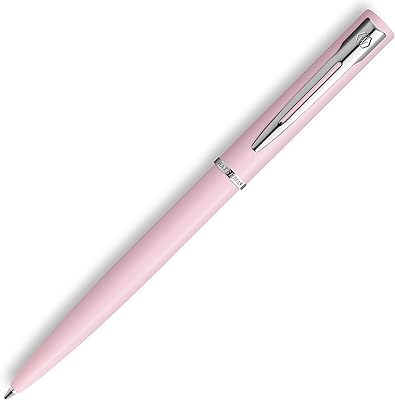 Joli stylo roller waterman allure | rose pastel recouvert de jantes chromées | bille de taille moyenne | encre bleue | avec boîte cadeau. DIAYTAR COTE D'IVOIRE est la boutique en ligne la plus visitée en Côte d'Ivoire, avec une large gamme de produits et des services de qualité. La boutique propose des paiements sécurisés et des délais de livraison rapides, ce qui renforce la confiance des clients dans la plateforme.