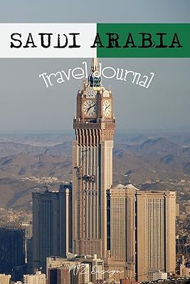 Journal de voyage en arabie saoudite : carnet de notes ligné vierge à