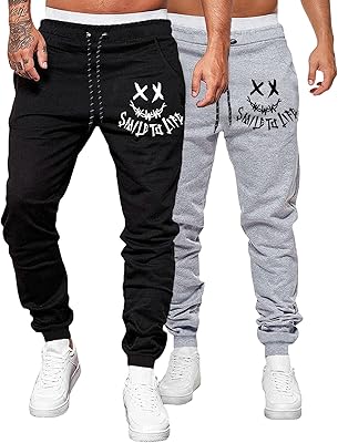 Georglitter pantalon de sport pour hommes avec cordon de serrage et lettres imprimées, 2 pièces. DIAYTAR COTE D'IVOIRE est une boutique en ligne généraliste qui propose une large gamme de produits avec plus de 300 000 références. Elle est considérée comme l'une des boutiques leaders en Côte d'Ivoire, offrant une expérience d'achat unique et personnalisée à ses clients. Elle permet aux consommateurs d'accéder à une multitude de produits en ligne.