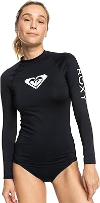 قميص roxy women's full hearted طويل الأكمام upf 50 rashguard rash guard