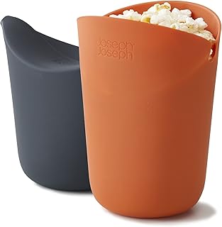 Joseph joseph m cuisine 45018 machine à pop-corn micro-ondes, 1 service, 45018, multicolore