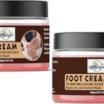 Crème de soin des pieds abhijamya pour talons rugueux, secs et craquelés, crème