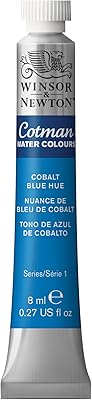 Tube d'aquarelle winser & newton cotman 8 ml - teinte bleu cobalt 303179
