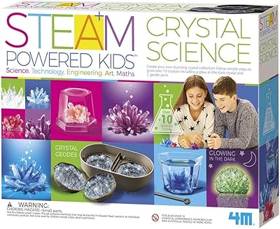 4m deluxe crystal evolution steam science kit - géologie, chimie, arts, jouets à