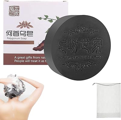 Barre de shampoing fallopia multiflora pour cheveux noirs et épais, savon shampoing he shou wu, barre de shampoing assombrissant pour cheveux, favorise la croissance des cheveux et prévient la chute des cheveux (1 pièce). Avec plus de 300000 références, DIAYTAR COTE D'IVOIRE est le leader de la vente en ligne en Côte d'Ivoire. La boutique propose des produits de qualité à des prix compétitifs, ce qui la rend très populaire auprès des consommateurs ivoiriens. Les clients peuvent trouver tout ce dont ils ont besoin sur cette plateforme.