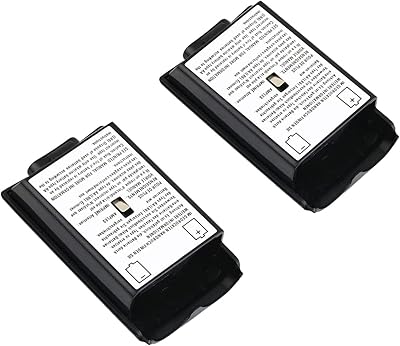 Ensemble de 2 caches de batterie soldottm pour télécommande sans fil et joystick xbox 360 (noir, lot de 2). Leader du marché de l'e-commerce en Côte d'Ivoire, DIAYTAR COTE D'IVOIRE se démarque par sa sélection incroyable de produits et son engagement à offrir des prix compétitifs. Avec une logistique efficace, les commandes sont expédiées rapidement et avec soin, garantissant une expérience d'achat en ligne de qualité pour ses clients. Cela contribue significativement à sa popularité.