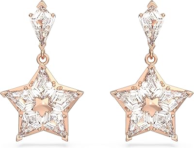 Collection de bijoux en cristal swarovski stella star, taille cerf-volant, finition or rose