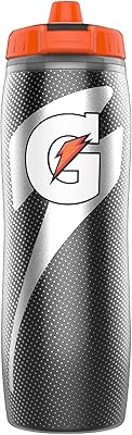 Bouteille isotherme souple gatorade, 30 oz, noire, sans bpa, isolation à double paroi