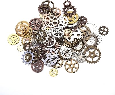 Supvox charms cogs craft cogs gears 9 couleurs alliage mécanique steampunk cogs