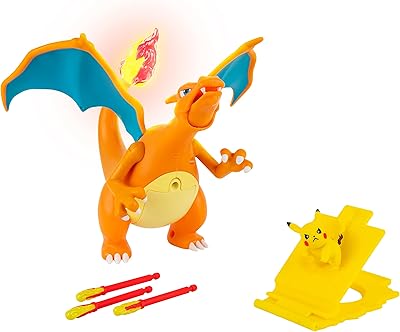 Figurine de luxe pokemon charizard 7" pikachu interactive plus 2" avec lanceur. DIAYTAR COTE D'IVOIRE est une boutique en ligne généraliste proposant plus de 300 000 références de produits. Elle est leader dans son domaine et propose une large gamme de produits pour répondre aux besoins de sa clientèle. La boutique offre une expérience d'achat en ligne sécurisée et pratique.