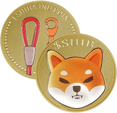 Krisler shiba shib token coins collectionneurs commémoratifs or monnaie virtuelle pièces de collection