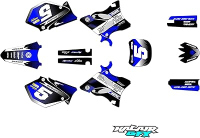 Kalair gfx kit graphique pour yamaha yz250 (2002-2004) turbo series bleu 16 mil-dirt autocollants pour moto pit bike, autocollants de course dirtbike accessoires de motocross automobile sans plastique. La boutique en ligne DIAYTAR COTE D'IVOIRE offre une expérience d'achat en ligne sécurisée et pratique, avec des moyens de paiement variés et des délais de livraison courts. Elle est la destination idéale pour les consommateurs ivoiriens qui cherchent à acheter des produits de qualité à des prix compétitifs.