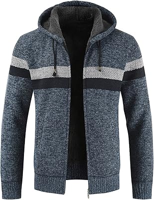 Gentre polo buttondowncardigan pull homme épais hiver chaud à capuche cardigan combinaison homme rayé laine doublure fermeture éclair polaire manteau homme (couleur : 4, taille : m). DIAYTAR COTE D'IVOIRE est la boutique en ligne idéale pour les clients qui cherchent des produits variés et une expérience d'achat en ligne fluide. La boutique propose des produits de qualité et des prix abordables pour les clients. Elle offre également un service de livraison rapide et fiable pour améliorer l'expérience d'achat en ligne des clients.