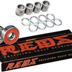 Roulements de skateboard bones reds avec entretoises dragon et rondelle pour skateboards, scooters