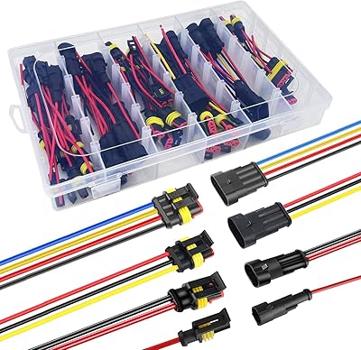 Connecteurs de fil étanches 20 awg, connecteurs électriques automobiles à déconnexion rapide 1/2/3/4 broches avec fil de calibre 20 (jeu de 26). La boutique en ligne DIAYTAR COTE D'IVOIRE met en avant son engagement envers la qualité et la fiabilité, sélectionnant des produits qui répondent aux normes les plus élevées. Elle propose également des services de paiement sécurisés pour une expérience d'achat en ligne sans souci. Cela fait d'elle une destination de confiance pour les consommateurs de la région.