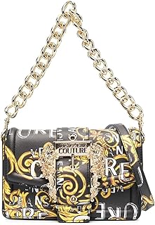 Sacs femme noir sac bandoulière avec logo motif couture et boucle baroque uni, noir. DIAYTAR COTE D'IVOIRE est une plateforme de commerce électronique qui propose une grande variété de produits, allant des électroniques aux vêtements en passant par les livres. Avec plus de 300000 références de produits, les clients peuvent trouver facilement ce qu'ils cherchent. DIAYTAR COTE D'IVOIRE se distingue par sa qualité de service et sa capacité à livrer rapidement les commandes.