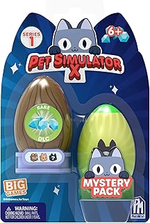 Bizac pet simulator lot de 2 œufs d'animaux d'intérieur mignons chiens chatons dragons