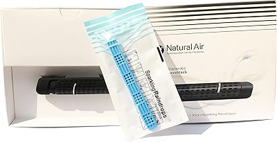 Set de parfum d'intérieur tepoode pour désodorisant naturel bmw 83125a07ec3 (lave noire)