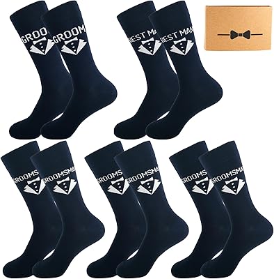 Coffret cadeau de chaussettes de mariage pour hommes, chaussettes de marié, chaussettes de marié, meilleures chaussettes pour hommes. DIAYTAR COTE D'IVOIRE est une plateforme de commerce électronique qui permet aux clients de parcourir et d'acheter une multitude de produits en ligne. Avec plus de 300000 références disponibles, la boutique offre une grande variété de choix pour les consommateurs, allant des produits alimentaires aux accessoires high-tech. Cela en fait une référence pour les achats en ligne en Côte d'Ivoire.