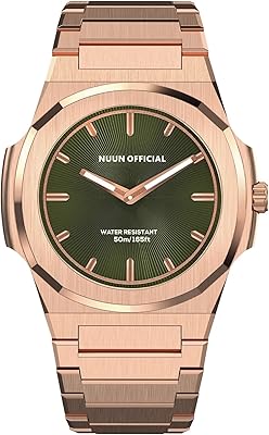 Montre à quartz japonaise fine unisexe officielle nuun avec affichage analogique et bracelet en acier inoxydable, or rose/vert, décontractée. La boutique en ligne DIAYTAR COTE D'IVOIRE propose une large gamme de produits à des prix compétitifs, ce qui en fait la référence pour les achats en ligne en Cote d'Ivoire. Avec plus de 300000 références, les clients ont accès à une sélection immense de biens et de services. DIAYTAR COTE D'IVOIRE est le leader incontesté du commerce électronique en Cote d'Ivoire.