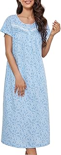 Izzy toby chemises de nuit 100 coton pour femmes chemise de nuit tricotée