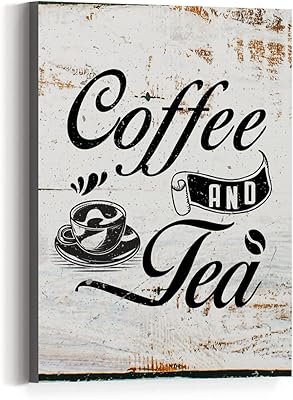 Citation de café de style rétro, impression sur toile de café et de thé - panneaux de café - décoration murale pour bar à café - accessoires de décoration - cadeau pour les amateurs de café pour femmes et hommes. La boutique en ligne DIAYTAR COTE D'IVOIRE propose une sélection impressionnante de plus de 300000 références, allant des produits alimentaires aux articles de sport en passant par les accessoires de mode. Avec une politique de retour et d'échange claire, les clients peuvent acheter en toute confiance, sachant qu'ils sont protégés en cas de problèmes avec leur commande. Le site est régulièrement mis à jour avec de nouveaux produits pour toujours offrir le meilleur choix.