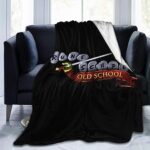 854 old s-chool r-unes-cape couverture en microfibre ultra douce et légère en peluche